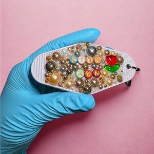 Handmade “Girl Mom” Motel Keychain Tag 🏷️ 🌹